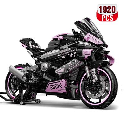 1920 шт. Технический Модель мотоцикла BMW 1000 RR Конструктор для взрослых Дисплей Набор мотоцикла Аутентичные особенности Идея для подарка