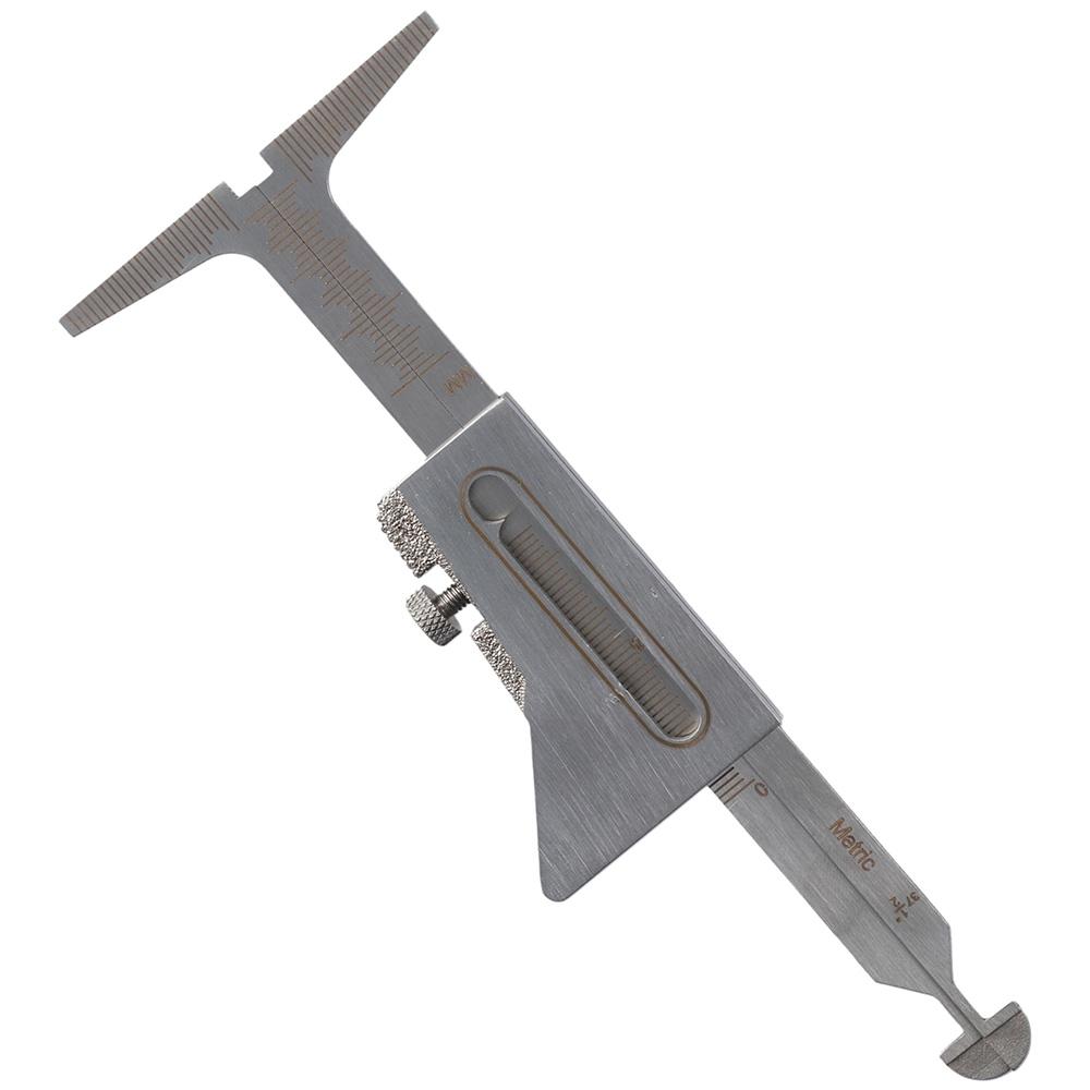 Калибр трубы из нержавеющей стали Дюймовый и метрический калибр Тест локтевого сварщика Осмотр манометра сварного шва