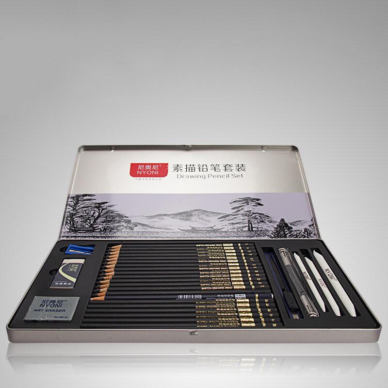 29 шт., набор карандашей для эскизов, профессиональный набор для рисования углем, набор деревянных карандашей для художника, школьников, товары для рукоделия