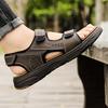 Модные мужские спортивные сандалии для улицы, водонепроницаемые, для пеших прогулок, пляжные, спортивные, летние, с открытым носком, регулируемые, повседневные мужские туфли