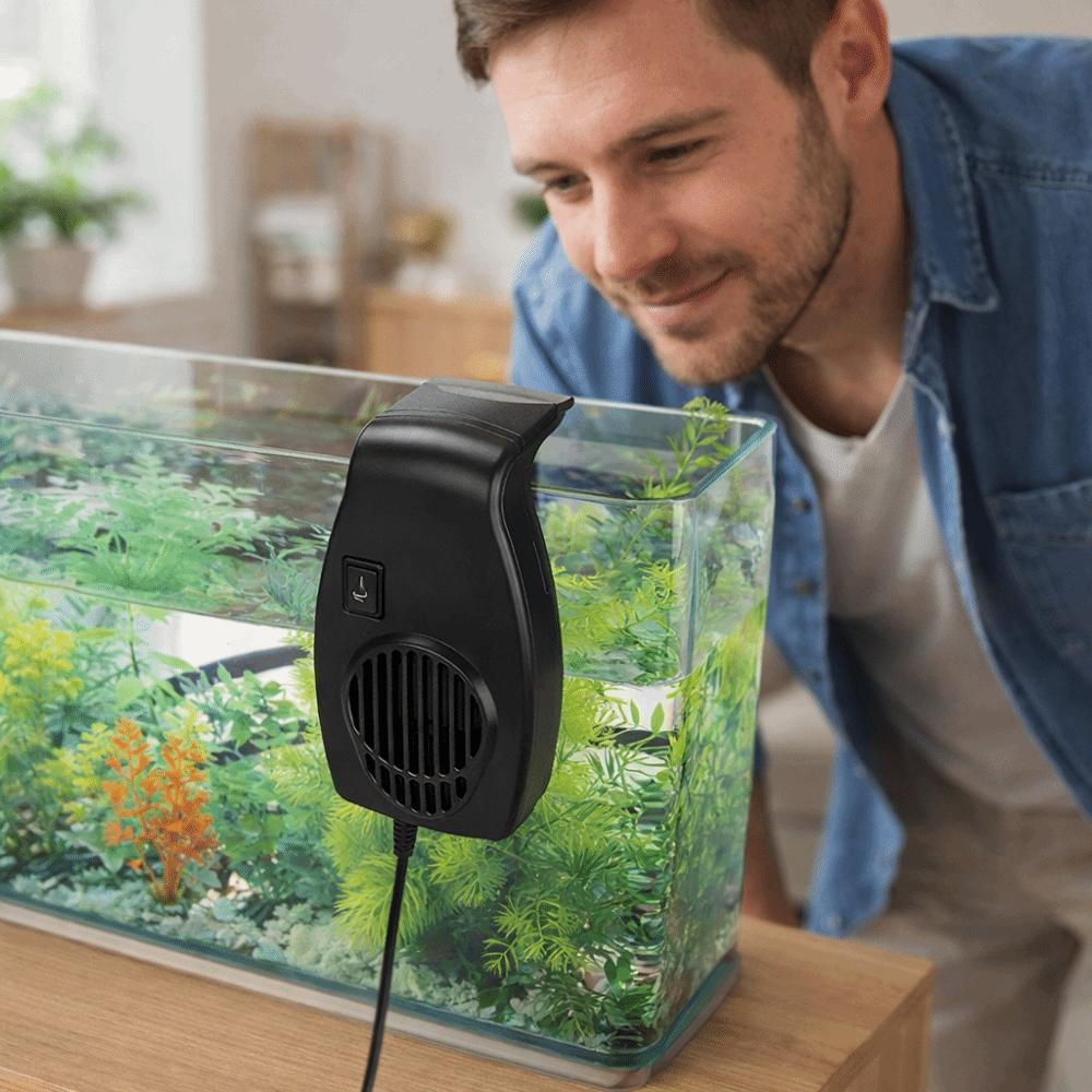 Low Noise Aquarium Chiller Fan Energy Efficient USB Cooling Fan Aquarium External Fan Aquarium