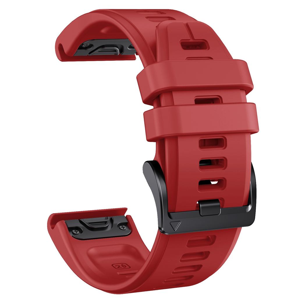 22/26mm Silicone Strap for Garmin Fenix 8 Pro 8 7X/D2 Mach 2 1Pro/Tactix 8 7/Enduro 3 Fenix 6X 5X Plus Replacement Watchband