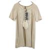 Unused LINGUA FRANCA Short Sleeve One Piece F Beige Women Used
