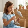 Realistic Sea Bird Figurine Vintage Wooden Carving Statue  Room Decoration