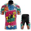 2026 Men's Cycling Clothes Wear Better Rainbow Team Cycling Jersey Short Sleeve Cycling Clothing Summer Road Bike Sets