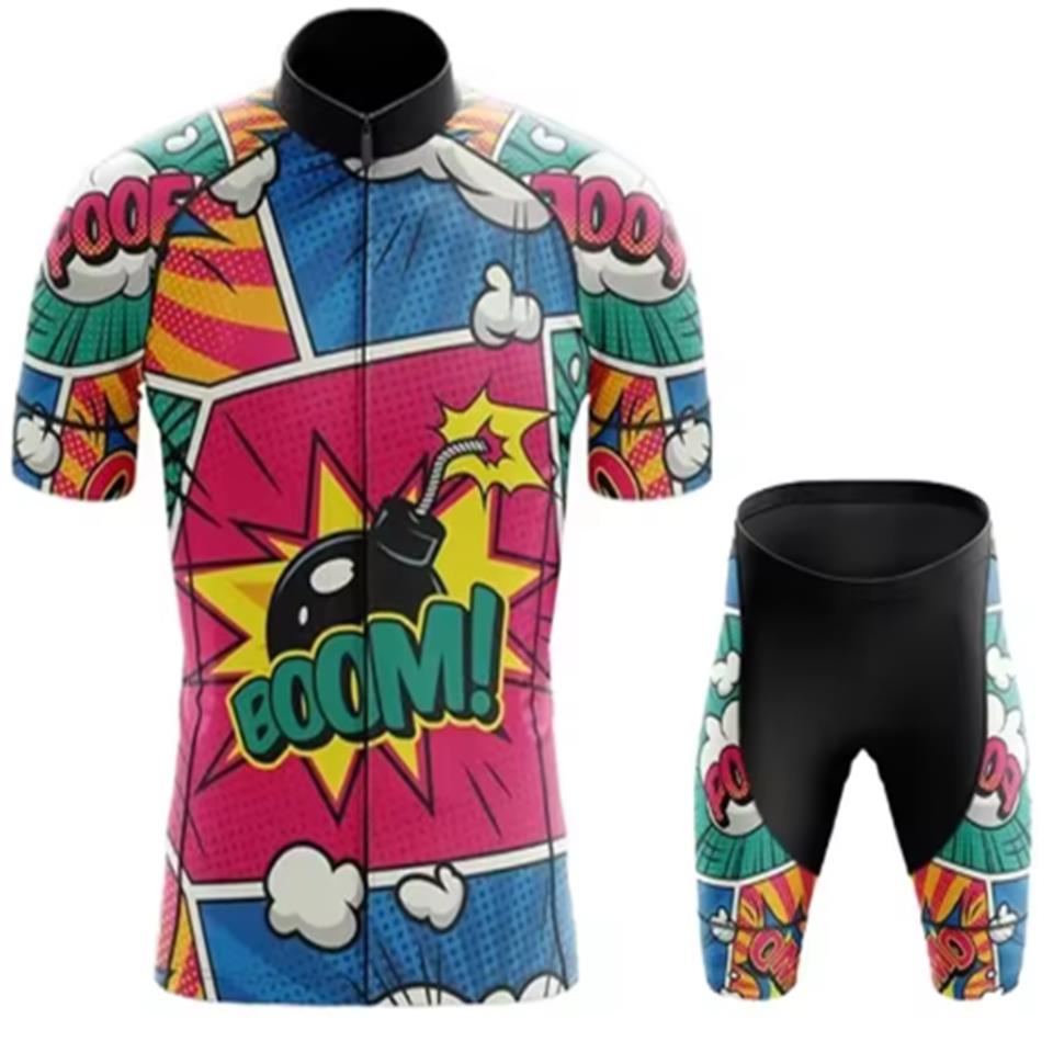 2026 Men's Cycling Clothes Wear Better Rainbow Team Cycling Jersey Short Sleeve Cycling Clothing Summer Road Bike Sets