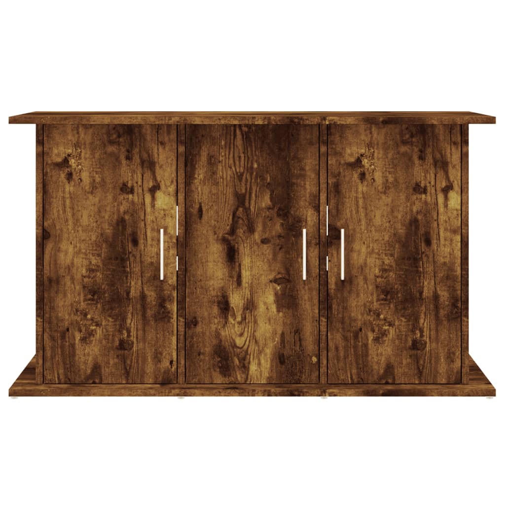 Aquarium Stand Smoked Oak Finish 101 x 41 x 58 cm Engineered Wood