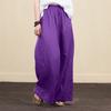 Spring and Summer Women's Retro Casual Large Size Loose Wide Leg Pants