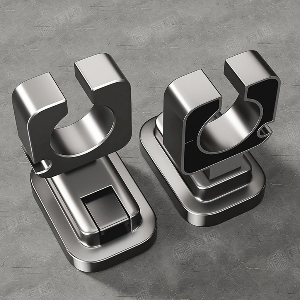 Элегантные Прочные Пластиковые Самоклеящиеся Настенные Держатели для Фена для Легкой Установки и Снятия в Ванных комнатах