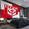 Hallescher FC Wall Tapestry Aesthetic Wall Hanging Printed Fabric Blanket Decorative Tapestries for Bedroom Living Room Home Decor
