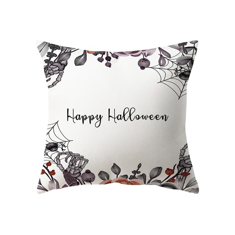 Тыквенный череп с принтом Хэллоуина, тема, наволочка, чехол для дивана, праздничный подарок, украшение для вечеринки, домашний декор