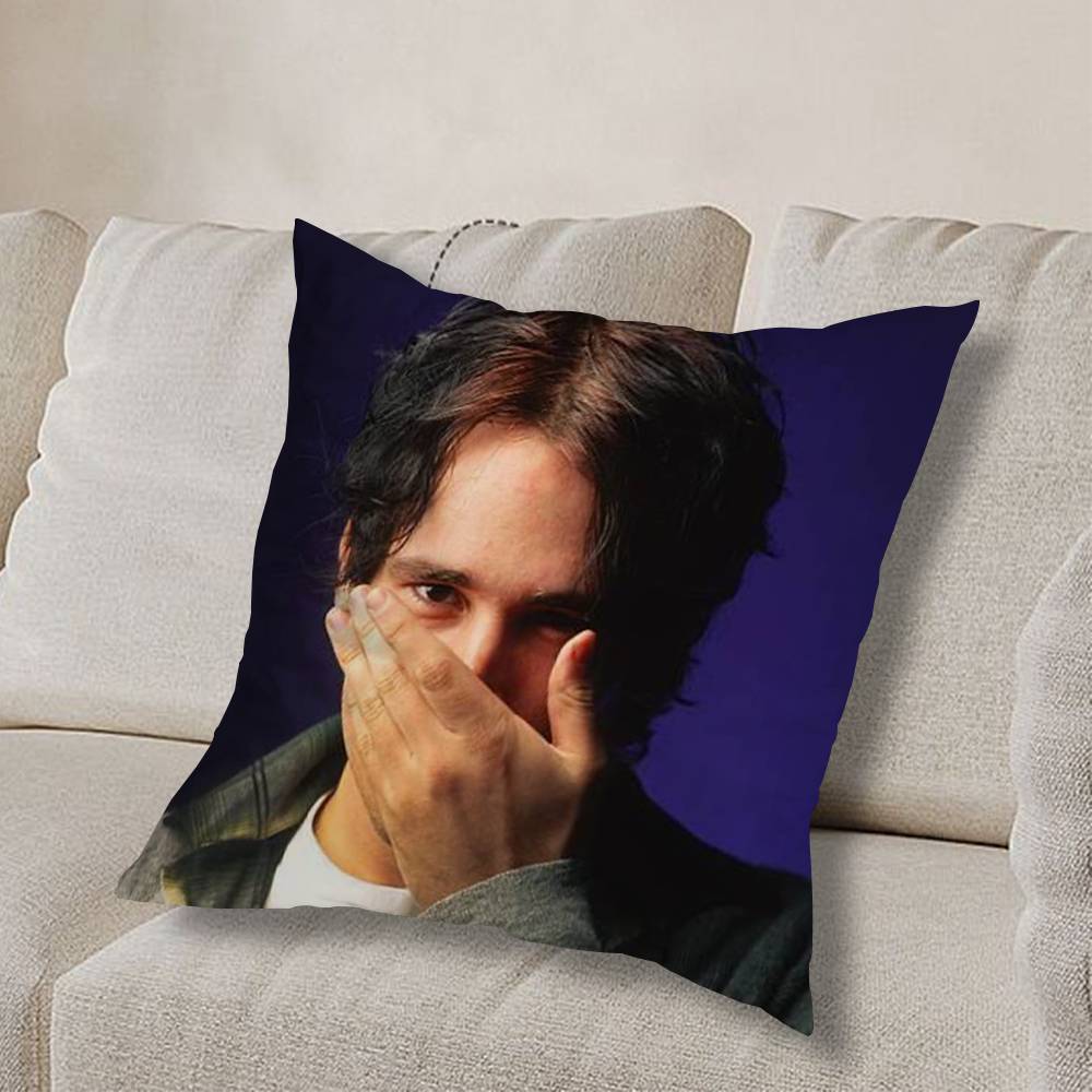 J-Jeff Buckley Grace COOL Наволочка Наволочка против пылевых клещей Невидимая молния шелковистый короткий плюш Чехол на подушку для дивана