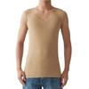 Внутренняя футболка для YG CUT OFF с круглым вырезом, не просвечивающая пот, бежевая, японского размера только футболки, in.T (Интее) серия, без рукавов, подкладка, мужской,
