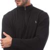 Ralph Lauren Mens Double Knit Quarter Zip Sweatshirt