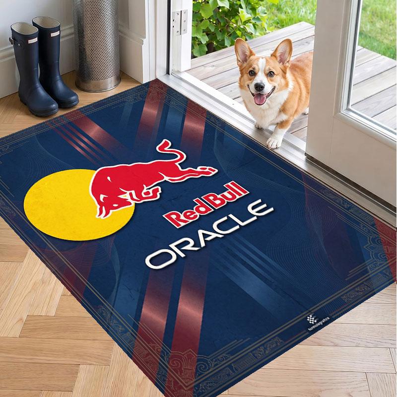 Мягкий напольный ковер с узором Red Bull Racing, ковер для гостиной, декоративный коврик для украшения дома
