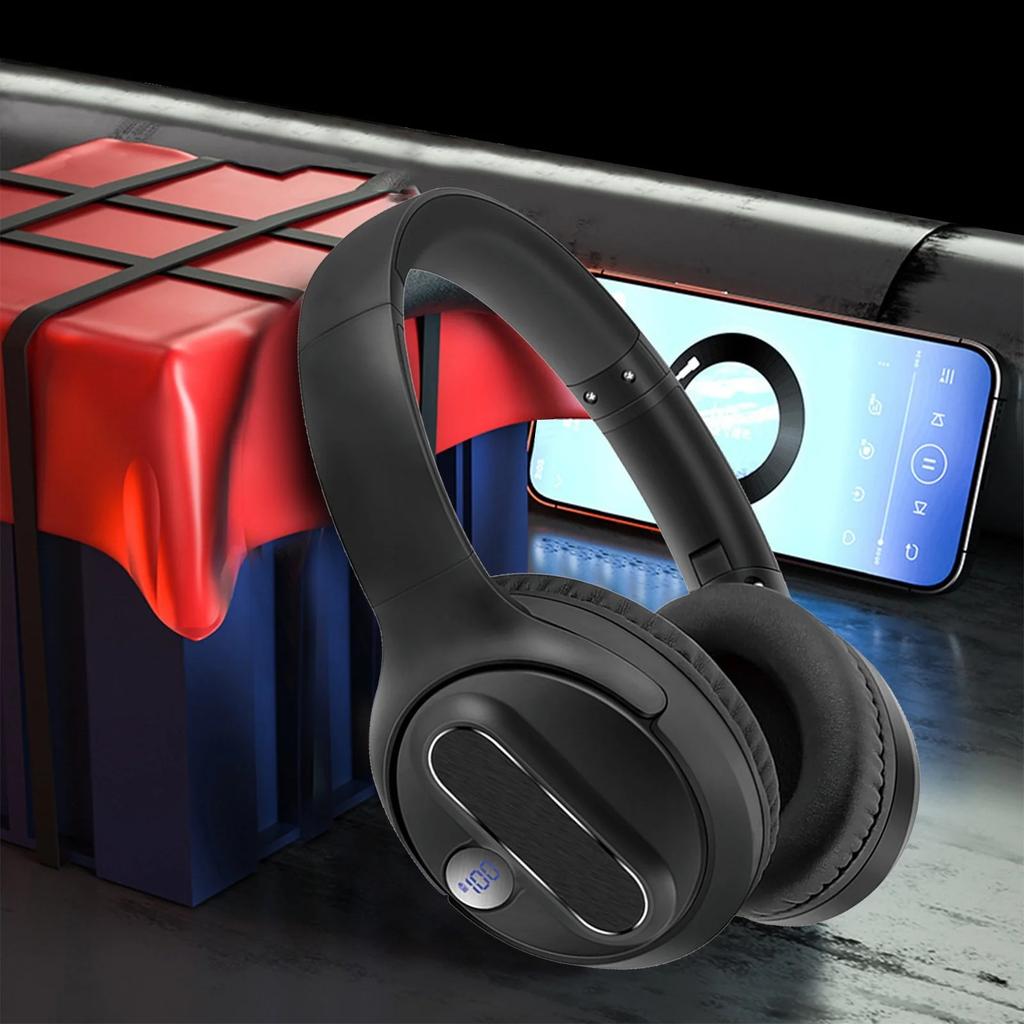 Bluetooth-наушники беспроводные, беспроводная головная повязка 5.3 Bluetooth-гарнитура цифровая музыкальная гарнитура подходит для спорта