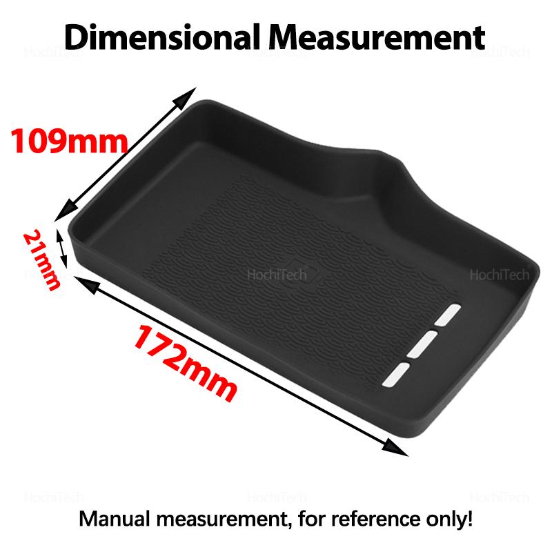 Fast Wireless Charging Pad Non-Slip Mat Car Storage Lightweight Phone Wireless Charger Mat for Chery OMODA C5 EV 2025-2025