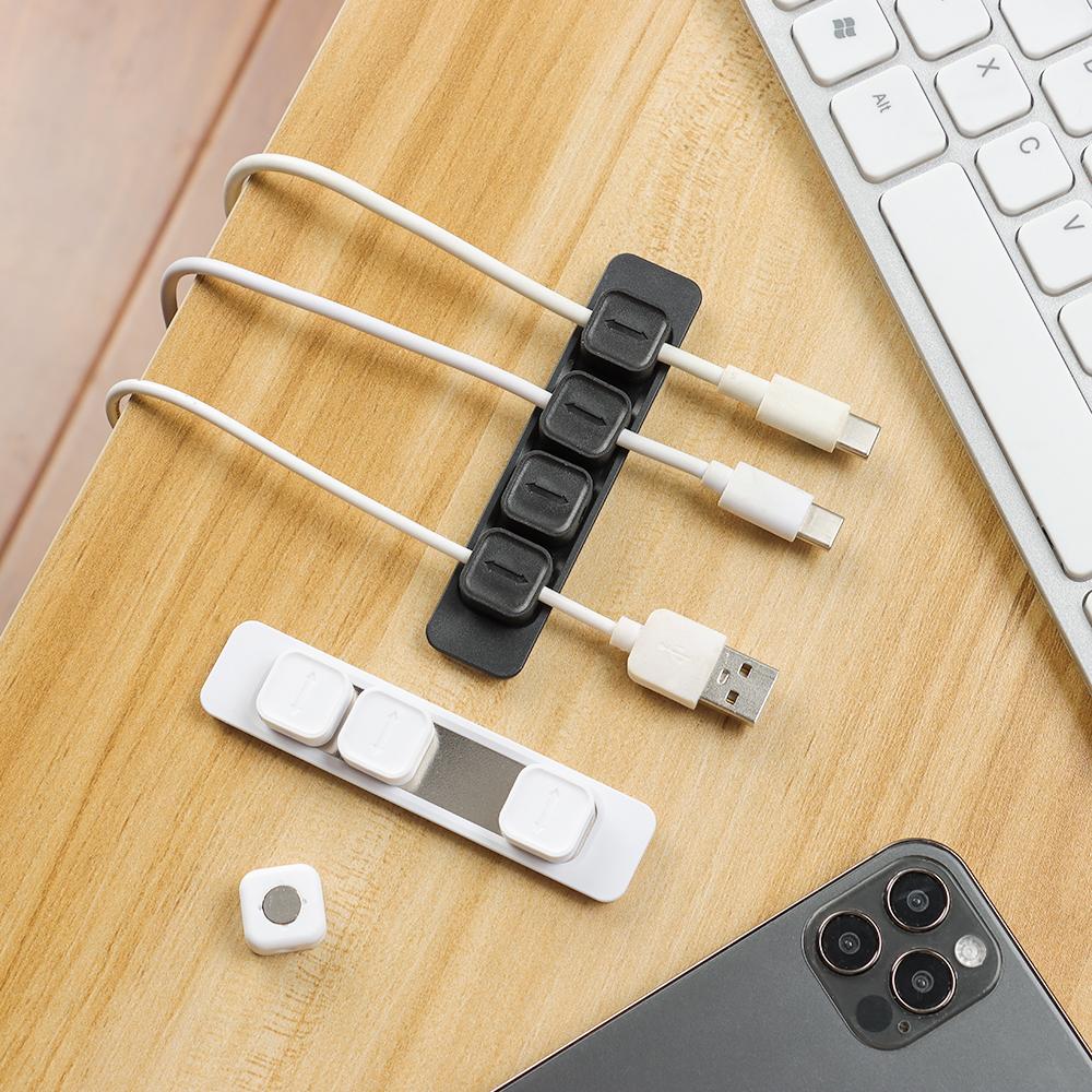 Desktop Arrangement USB Cables Holder Cable Organizer Cable Management Mouse Wire Organizer