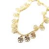[M7532] - Gold 'Rosa Romantica' Anklet