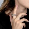 Серебряное мужское ретро-кольцо Yin Taifei со знаком зодиака Тигр, регулируемое, тайское серебро - Смелый стиль, аксессуар для указательного пальца