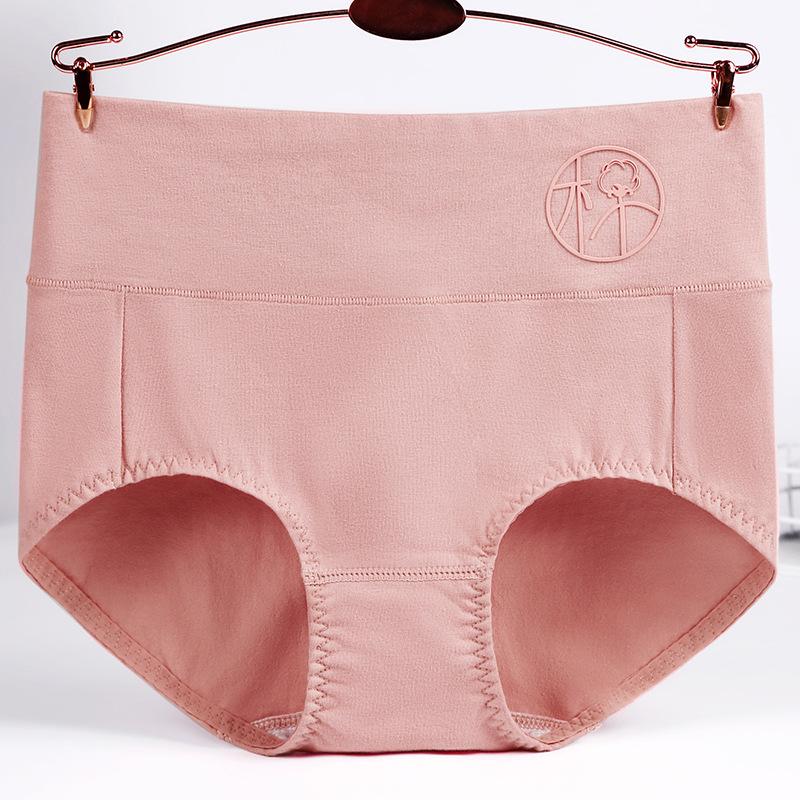 3 Pieces Female Panties New Women's Pure Cotton Underwear Fashionable Solid Color Underwear Ladies' Panties