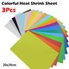 3 шт. DIY Термоусадочная пленка Матовая Усадочная пленка для создания поделок ручной работы, для украшения вечеринок