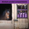 Horse Tack Storage Bag Large-Capacity Horse Trailer Organizer Multi-Pocket Storage Hanging Bag Horse Stable Supplies