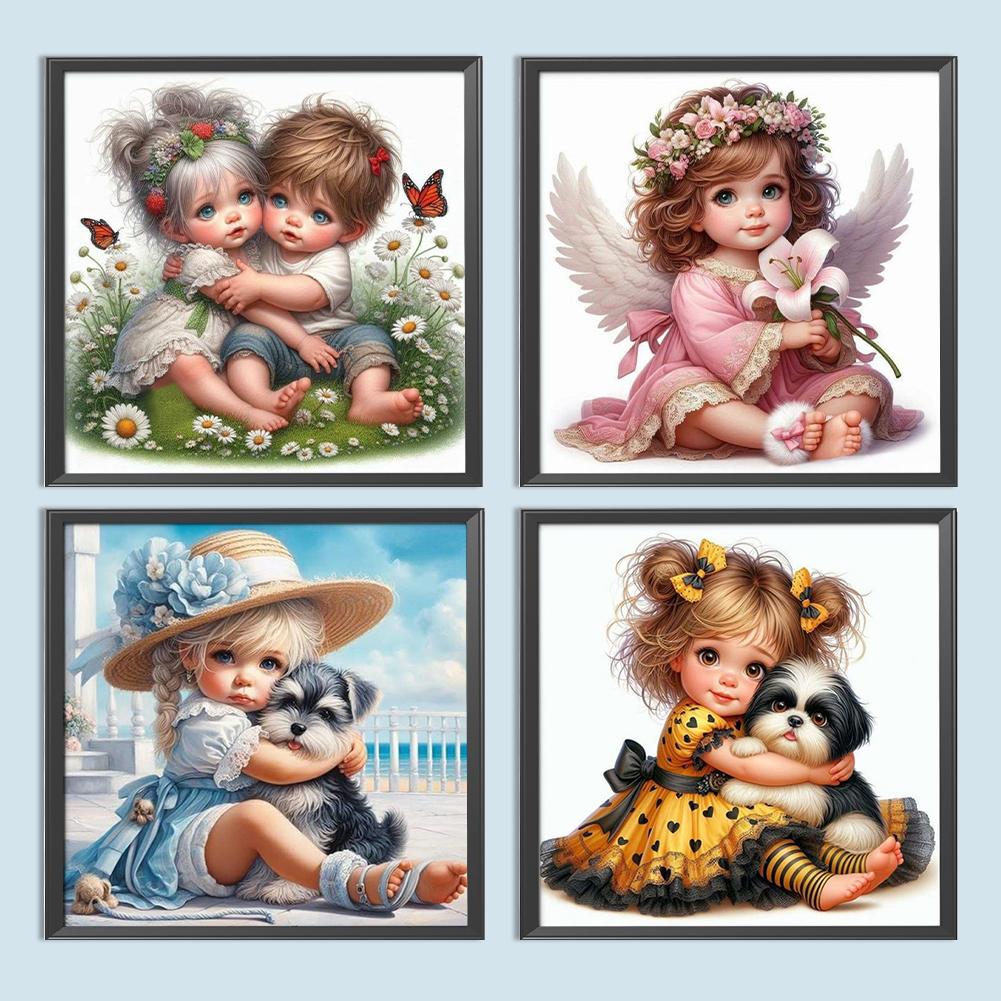 LF# 5D DIY Полный Круглый Дрель Алмазная Картина Детский Набор Домашний Декор Искусство Ремесло