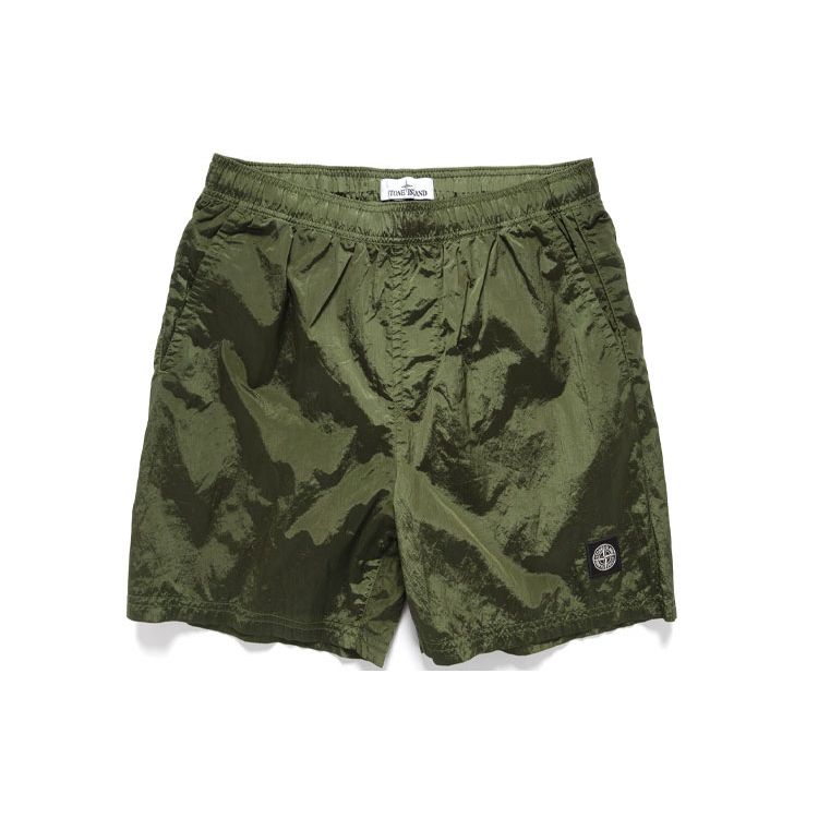 STONE ISLAND Плавки Оливковые Мужские Купальники Зеленые 7615B0943-V0058