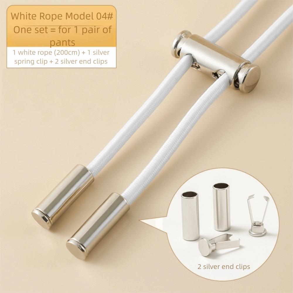 Стопор шнурка Пояс с пряжкой 2 м Шнурок для талии спортивных штанов