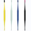 4 Pcs Ear Cleaning Tool Spiral Double Head Double-Sided Earpicks Soft Silicone Spiral Rotating Ear Cleaning Tool Ear Wax Pickers with Silicone Brush