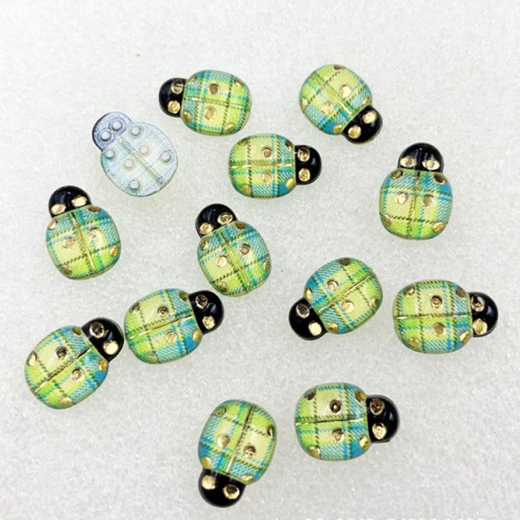 50 шт. жуки с плоской задней частью декоративные акриловые скрапбукинг домашние цветочные декоративные украшения своими руками для скрапбукинга