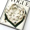 Hangzhou letter light luxury scarf silk scarf square scarf magnetic buckle triangular silk scarf cotton and linen scarf fashionable versatile silk sca