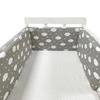 Soft Pure Cotton Removable and Washable Baby Crib Bumper, Anti-Collision, One-Piece Design