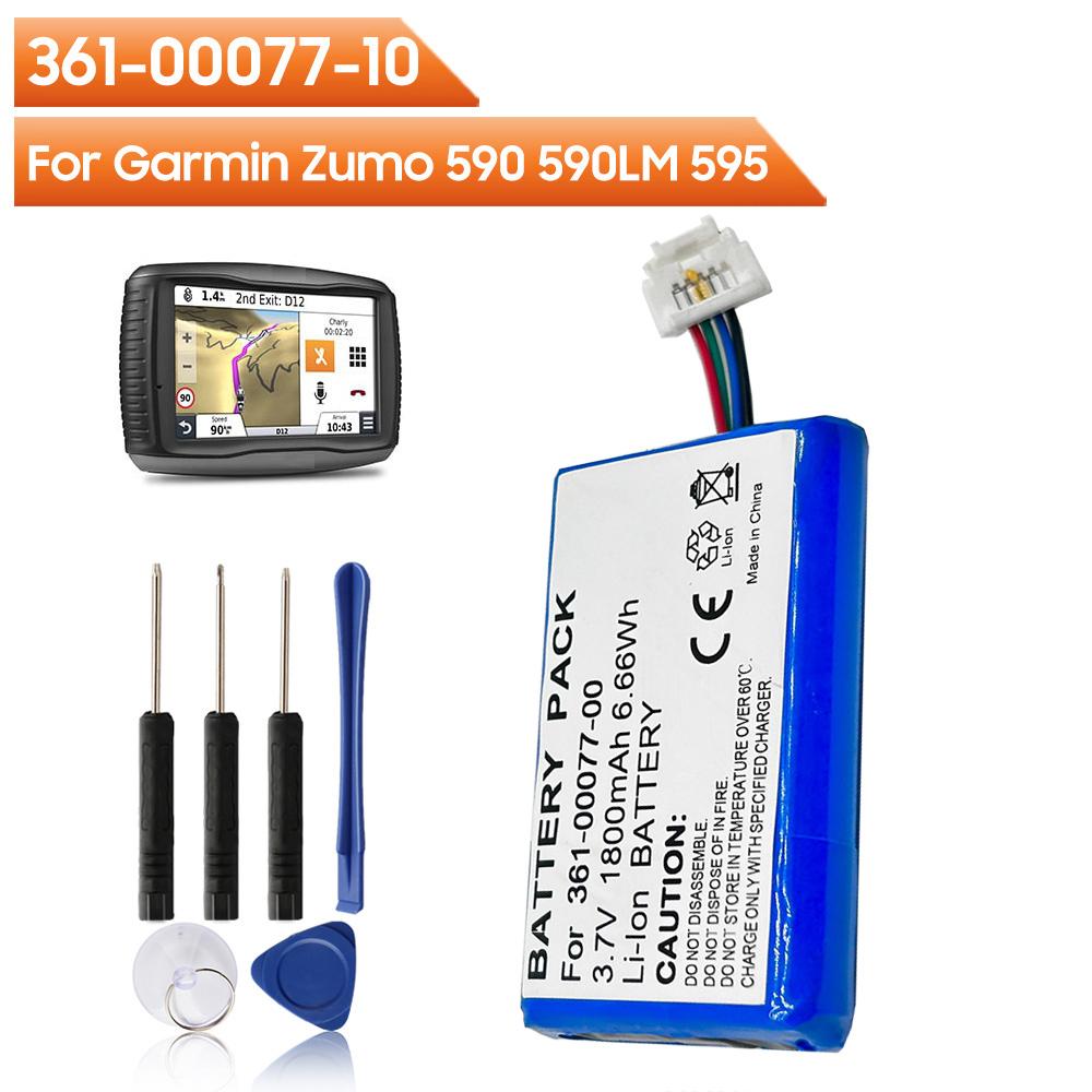 Аккумуляторная батарея 361-00077-10 для Garmin Zumo 590 590LM 595 010-12110-003 361-00077-00 616-00077-00 616-00077-10
