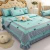 Новый матовый комплект из четырех предметов, можно стирать в машине, маленькая простыня с цветочным принтом, пододеяльник, верхние принадлежности для односпальной двуспальной кровати