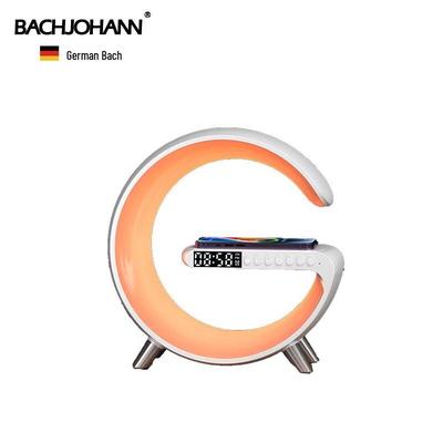 Беспроводной Bluetooth-динамик Bach John G7 HIFI с беспроводной зарядкой и будильником, штекер CN (адаптер в комплекте)