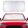 Double Circle Car Front Windshield Sun Heat Blocking Anti-UV Cover Protector