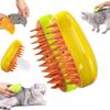 Anti Flying Hair Cat Steam Brush 3 In1 Pet Hair Removal Comb Portable Dog Comb