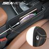 SEAMETAL Car Organizer Seat Gap Storage Pocket Premium Seat Crevice Filler Box Driver/Passenger Storage Pocket Stowing Tidying