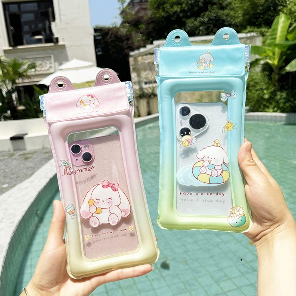 Sealed Phone Protector Pouch Floating Swimming Storage Bag Cute Waterproof Phone Bag Summer