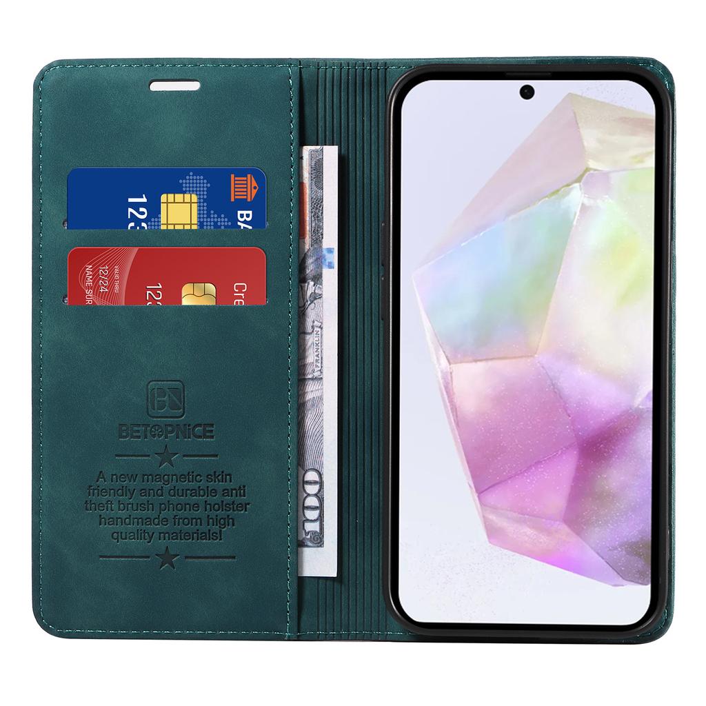 BETOPNICE 003 Чехол-кошелек для Samsung Galaxy A36 5G, кожаный чехол для телефона с подставкой