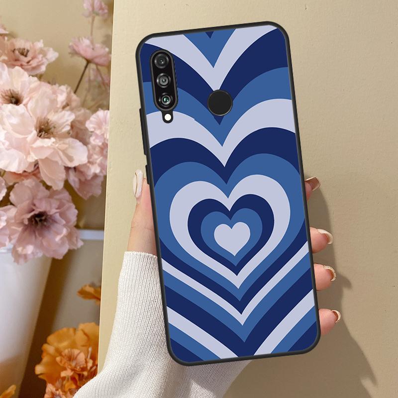 Latte Love Тоннель Коричневое Сердце Для Huawei Nova Y70 Y91 Y61 Y73 Y72 Y90 Y60 12s 12i 11i 8i 9 10 SE P40 Lite P30 P60 Pro Чехол
