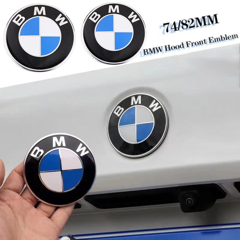 2026 Hot 1Pcs 74/82mm Auto Car Styling Emblem Badge Front Rear Trunk Logo Sticker For BMW E46 E39 E38 E90 E60 F10 F30 Z3 Z4 X1 X3 X5 X6