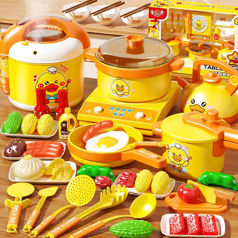 Complete Baby Kitchen Play Set: Simulation Cooking Toys for Girls Ages 1-6