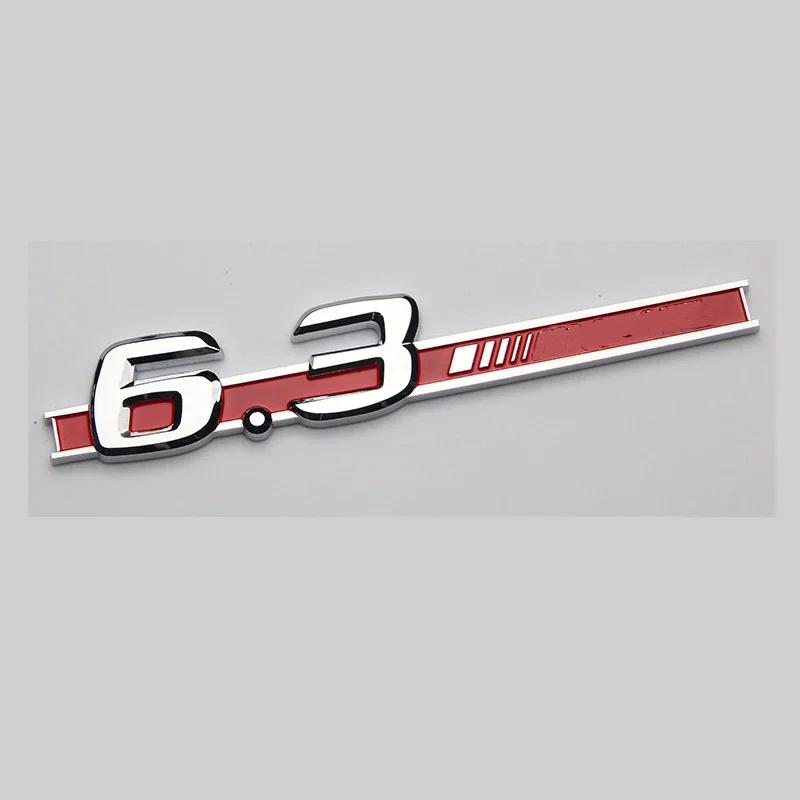 3d ABS Chrome Black Logo 3.2 5.5 6.5 6.3 A/m-g Emblem Sticker Car Fender Side Badge Accessories