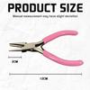 Мини 5-дюймовые круглые вогнутые плоскогубцы, плоскогубцы для изготовления петель из проволоки, прецизионные ювелирные плоскогубцы, плоскогубцы для изготовления петель из проволоки для самостоятельного изготовления ювелирных изделий