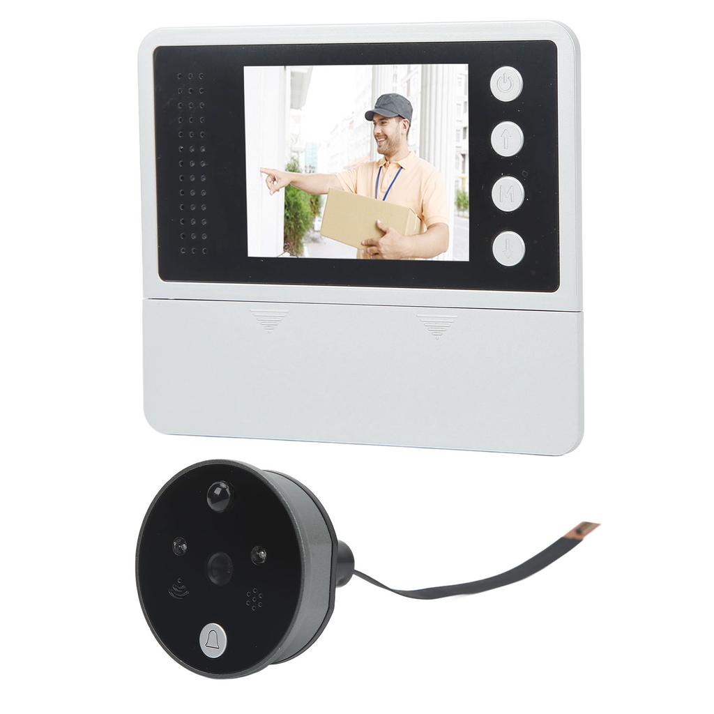 2.8-дюймовый цифровой дверной глазок, интеллектуальная камера дверного звонка с инфракрасным ночным видением для домашней безопасности