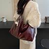 2025 New High-value Large-capacity Textured Bag Women's New Fashionable Versatile Messenger Tote Bag