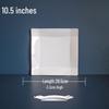 Меламиновые квадратные обеденные тарелки Lijia Fitment (5-Pack)